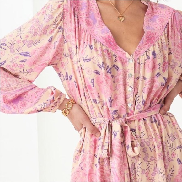 Spell & The Gypsy Mystic Playsuit Romper in Musk XXS - Picture 4 of 14